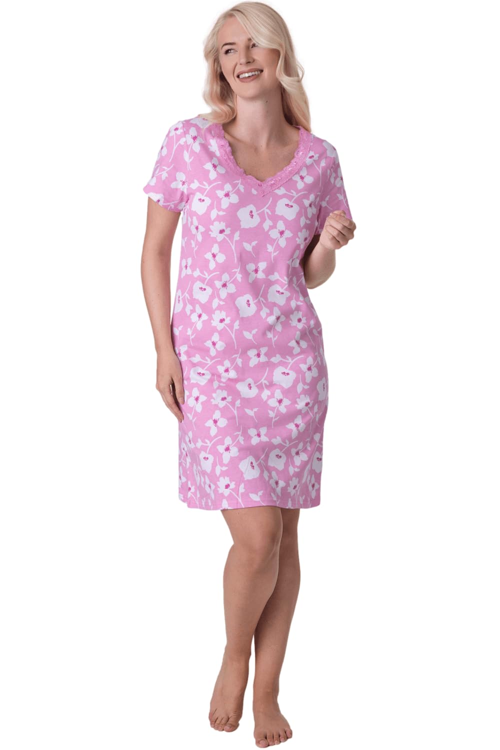 Womens Soft Cotton Summer Nightdresses