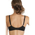 Womens Black Underwired Lace Full Cup Bra
