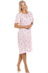 Womens PolyCotton Short Sleeve Floral Nightdresses