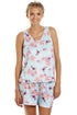Womens Lightweight Floral Print Short Pyjama Set