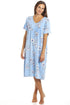 Womens Short Sleeve Knee Length Nightdress