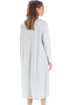 Classic Long Sleeve Polka Dot Soft Fleece Nightdresses