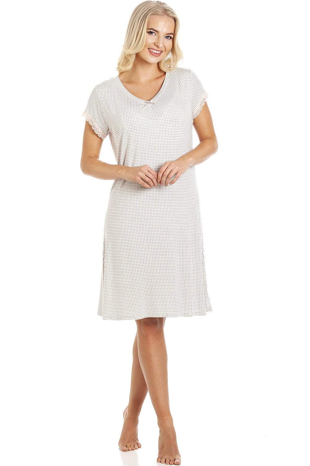Womens Short Sleeved Nightdresses