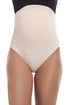 Beige Over The Bump High Waist Maternity Briefs