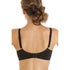 Black Lingerie Womens Full Cup Underwired Lace Bra