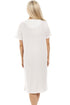 Stylish Honeycomb Print Jersey Nightdress
