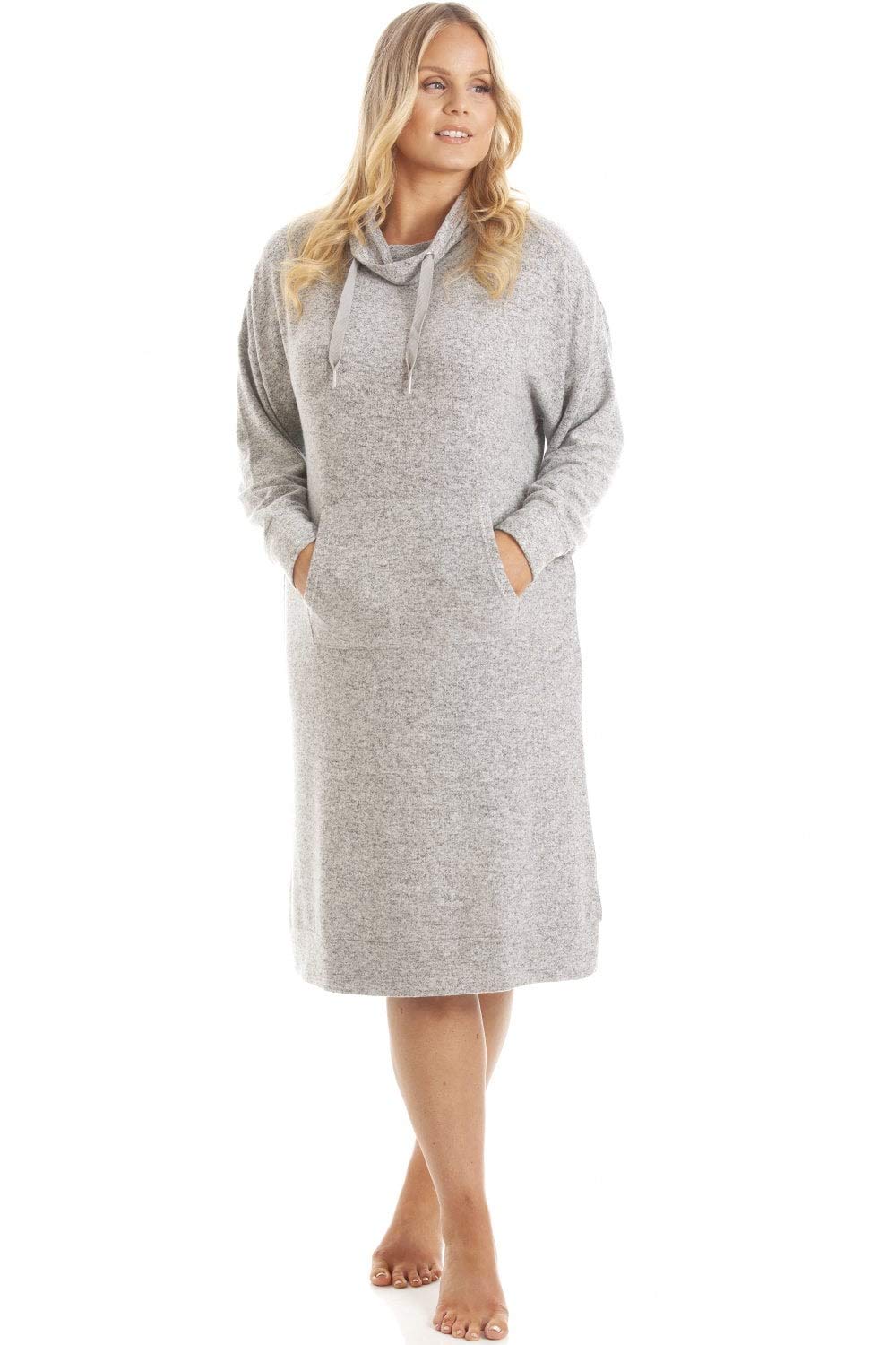 Womens Comfy Fit Marl Hacci Loungers