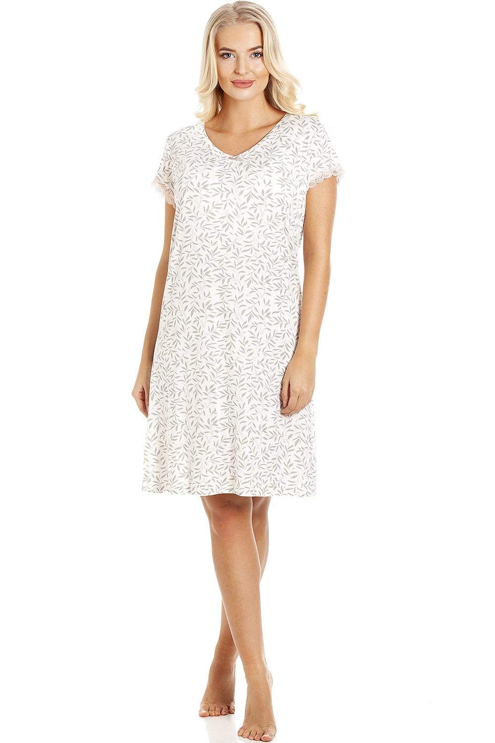 Womens Short Sleeved Nightdresses