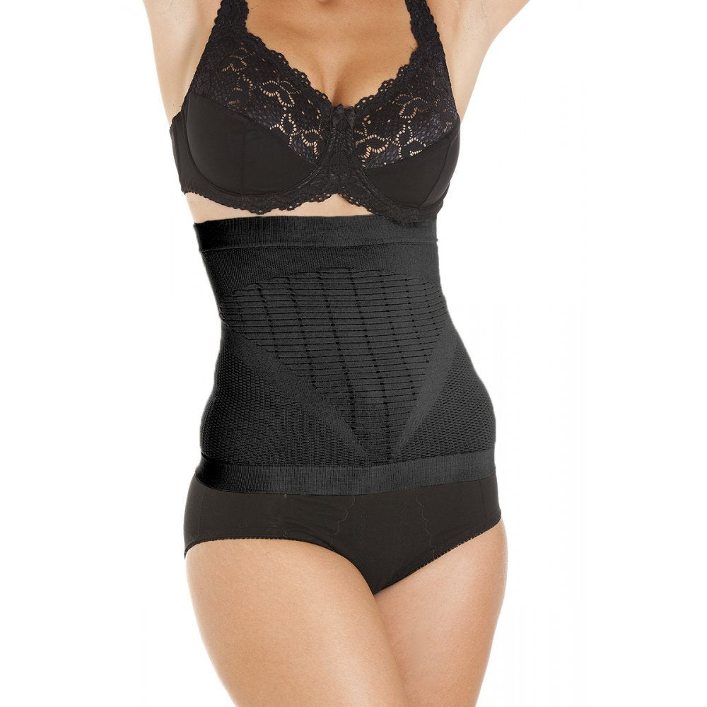 Black Seamfree Shapewear Comfort Control Waist Cincher
