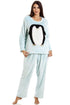 Womens Supersoft Warm Fleece Character Pyjama Sets