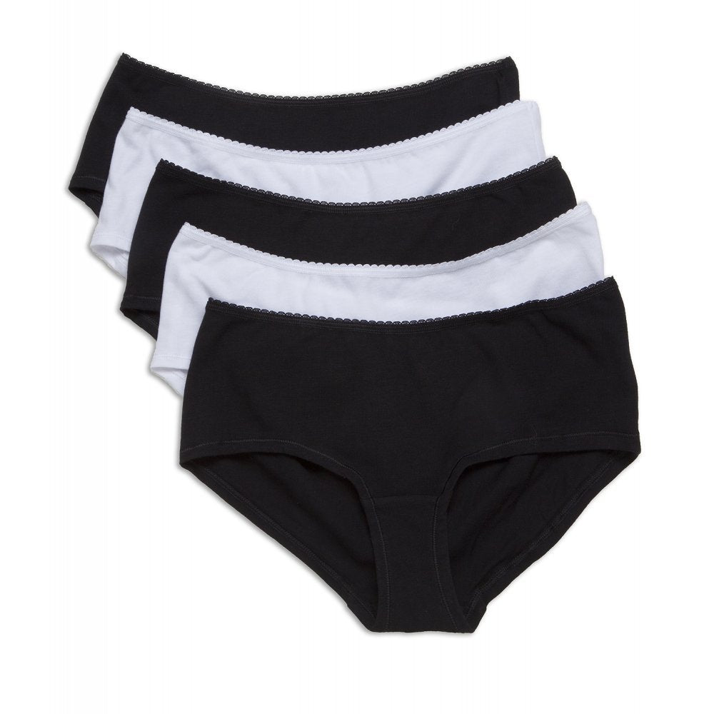 Five Pack Of Cotton Modal Colour Mix Shorts