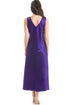 Luxury Purple Lace Satin Chemise