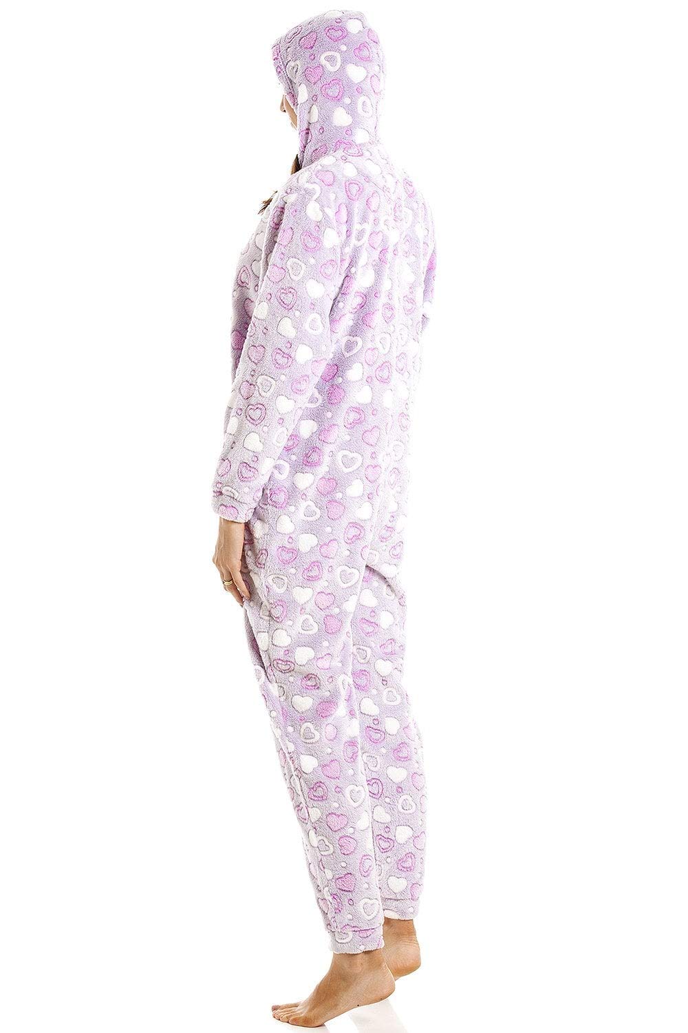 Camille Womens Purple Heart Onesie 