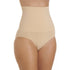 Womens Beige Seamfree Shapewear Comfort Hi Waisted Control Brief