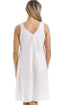 Classic White Embroidered Chemise Full Slip  