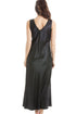 Luxury Black Lace Satin Chemise