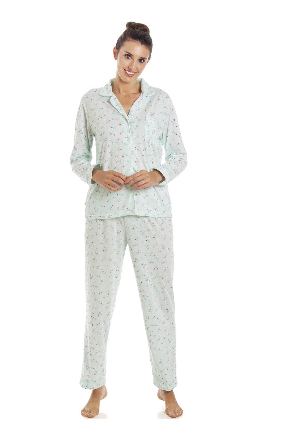 Womens Classic Jersey Long Sleeve Pyjama