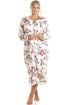 Womens Floral Katie Zip Robes 