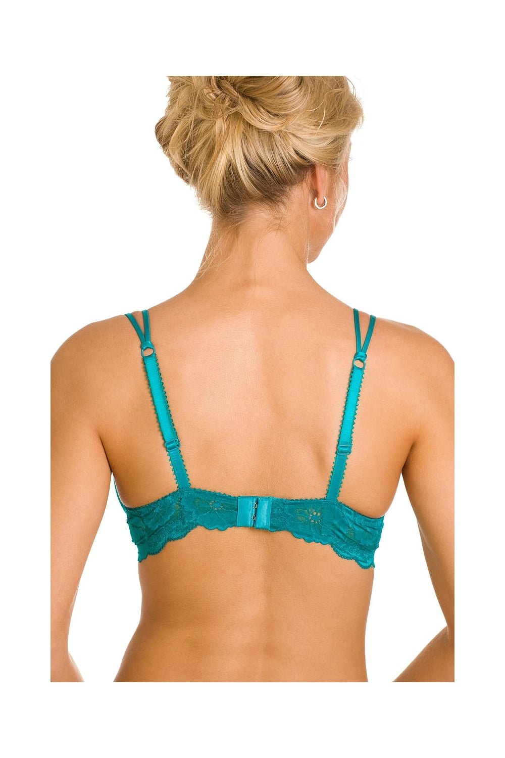 Super Boost Padded Push Up Green Underwired Bra