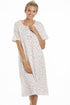 Classic Floral Print Jersey Cotton Nightdress