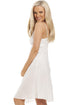 Camille Women's Full Slip Chemise Dress Ivory Knee Length Classic Nightwear