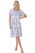 Womens Lightweight Floral Print Nightdress