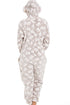 Mink Super Soft Fleece Knitted In Bear Design Hooded Onesie