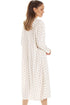Classic Long Sleeve Polka Dot Soft Fleece Nightdresses