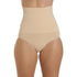 Womens Beige Seamfree Shapewear Comfort Hi Waisted Control Brief
