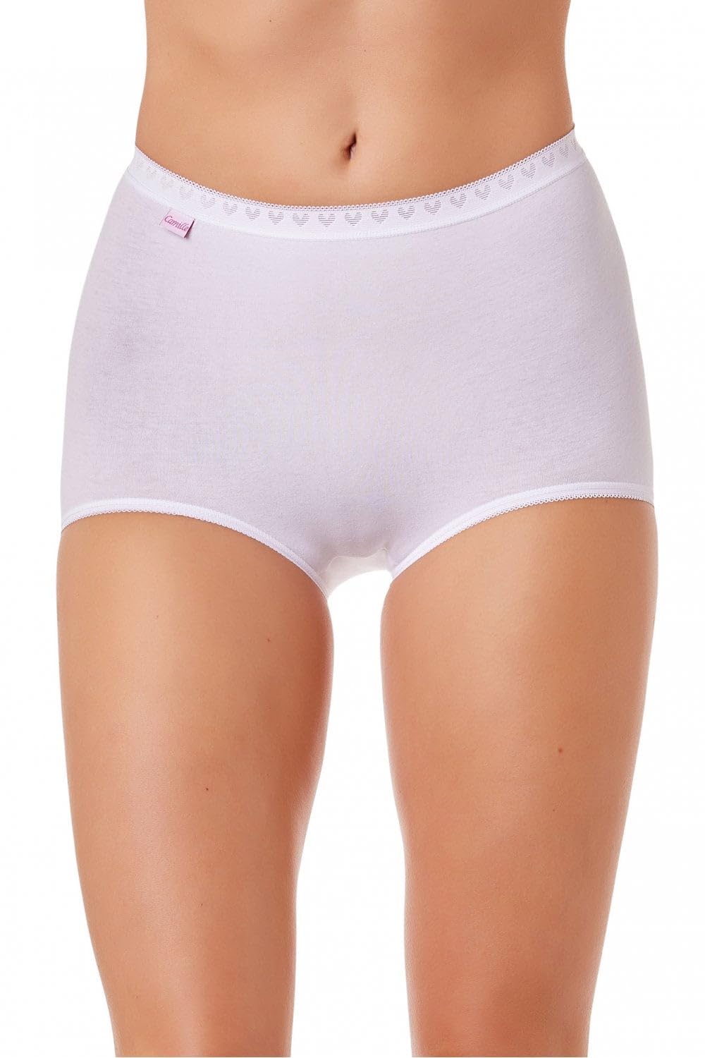 Womens White Three Pack Cotton Maxi Briefs