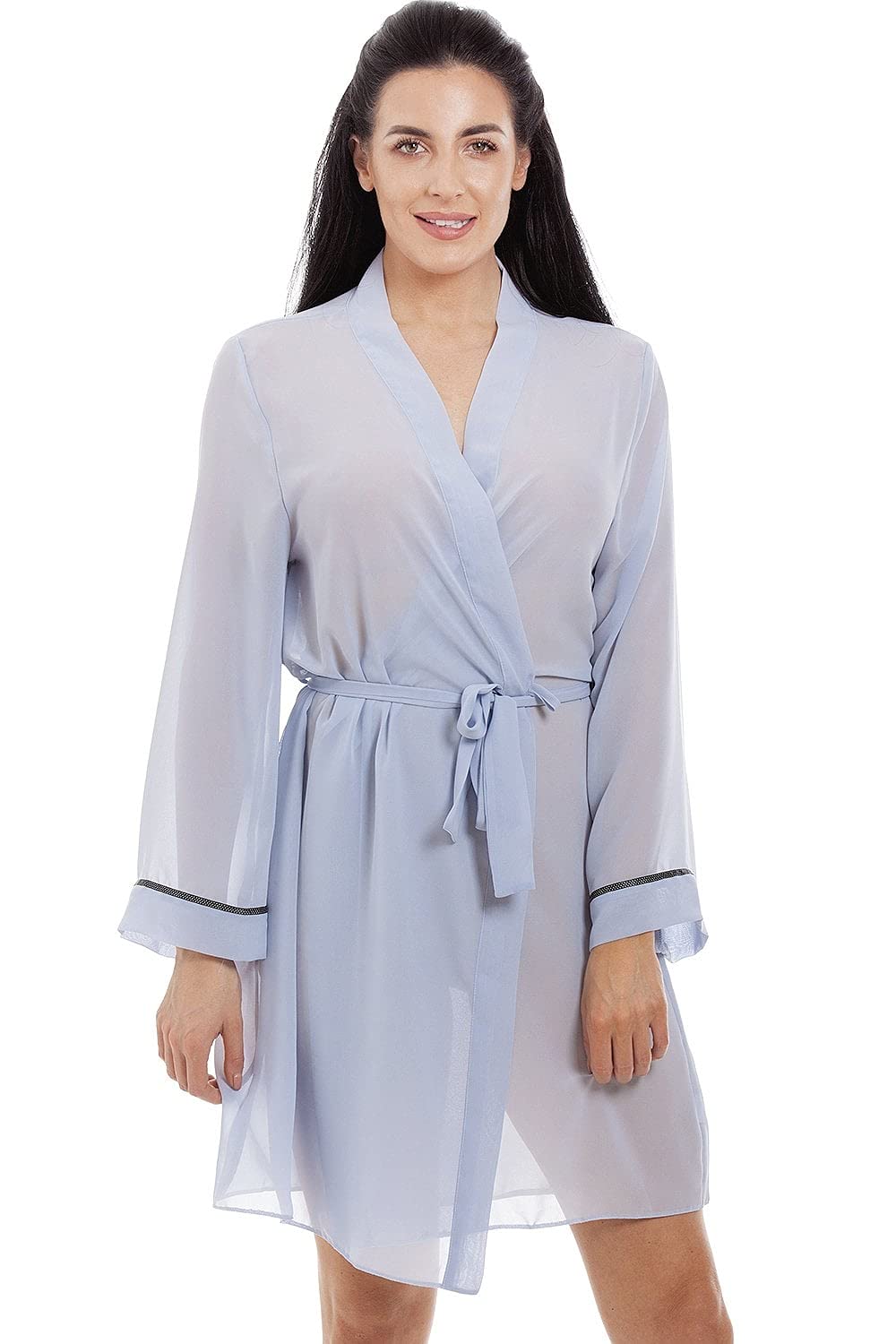Womens Various Lightweight Chiffon Chemise & Wrap Set