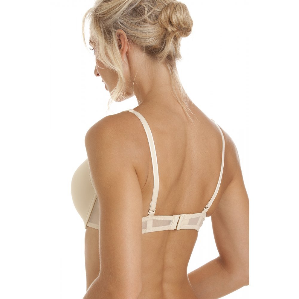 Camille Women's Underwired Multiway Bra in Beige Moulded Cup Lingerie