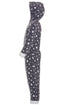 Childrens Supersoft Grey Star All In One Onesie