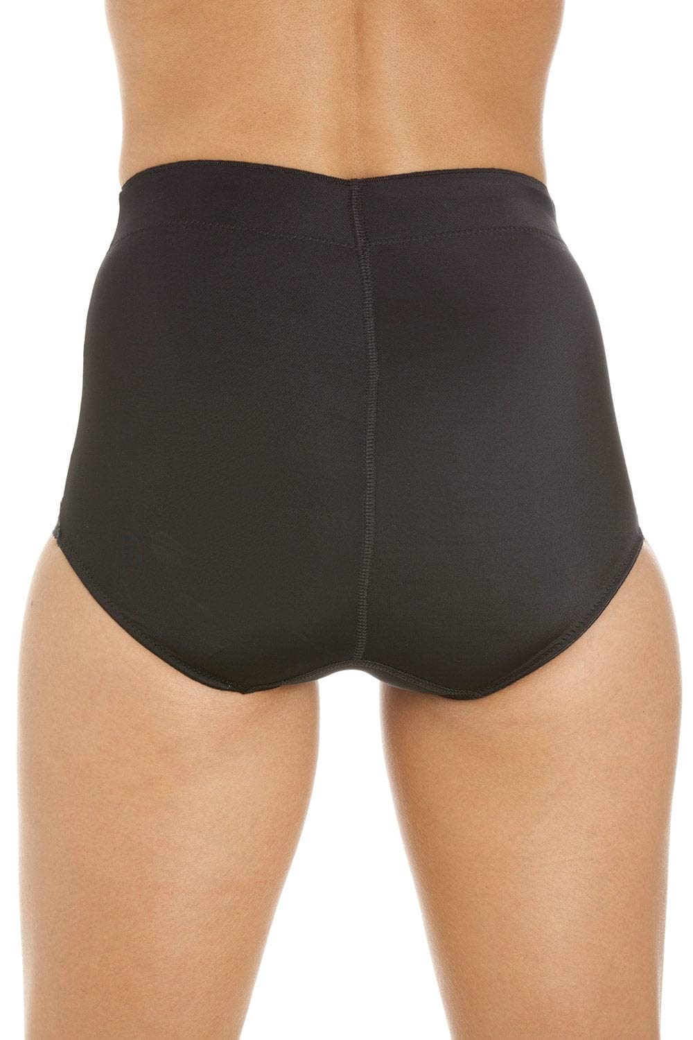 Camille Women's High Waist Briefs Mesh Support Panel 2 Pack Set