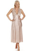 Womens Luxury Lace Satin Chemise 