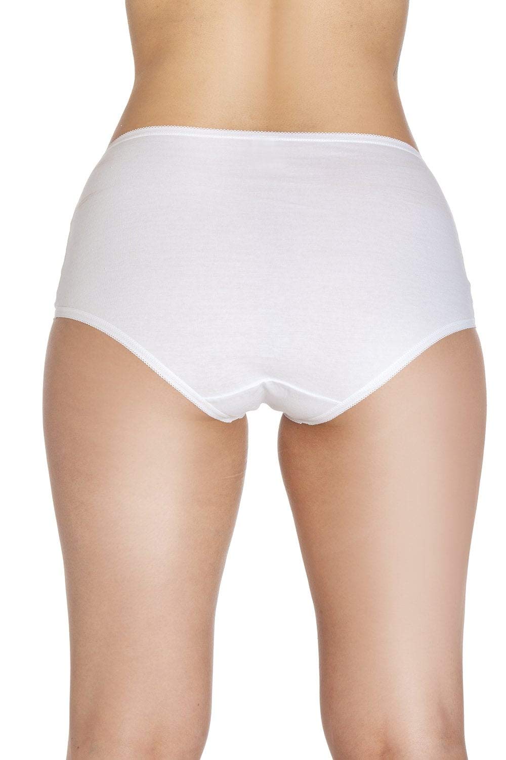 Womens 2 pack Floral Embroidered Full Briefs