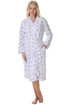 Womens Luxury 100% Cotton Lightweight Porcelain Floral Wrap