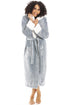 Women's Super Soft Bathrobe with Sherpa Lined Hood and Cuffs