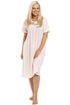 Stylish Honeycomb Print Jersey Nightdress