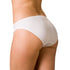 Three Pack White Serenity Jacquard High Leg Briefs