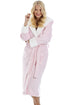 Women's Super Soft Bathrobe with Sherpa Lined Hood and Cuffs