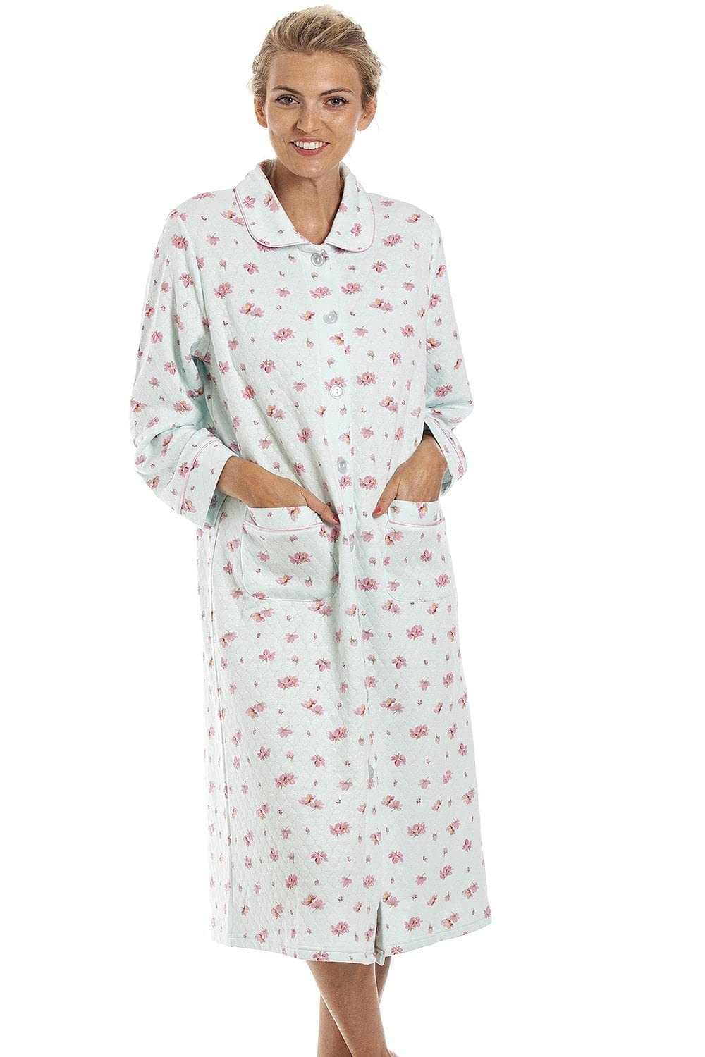 Womens Mock Quilted Housecoats