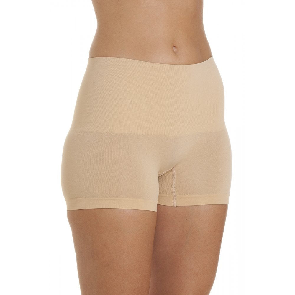 Womens Beige Seamfree Shapewear Comfort Control Short 2 Pack