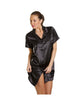 Camille Women's Nightshirt Knee Length Satin Dress Ladies Nightwear