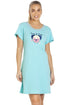 Womens Short Sleeve Pug & Cat Nightdresses
