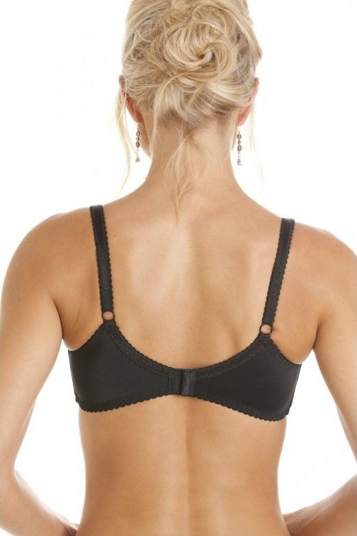 Womens Classic Black Lace Non Padded Underwired Bra