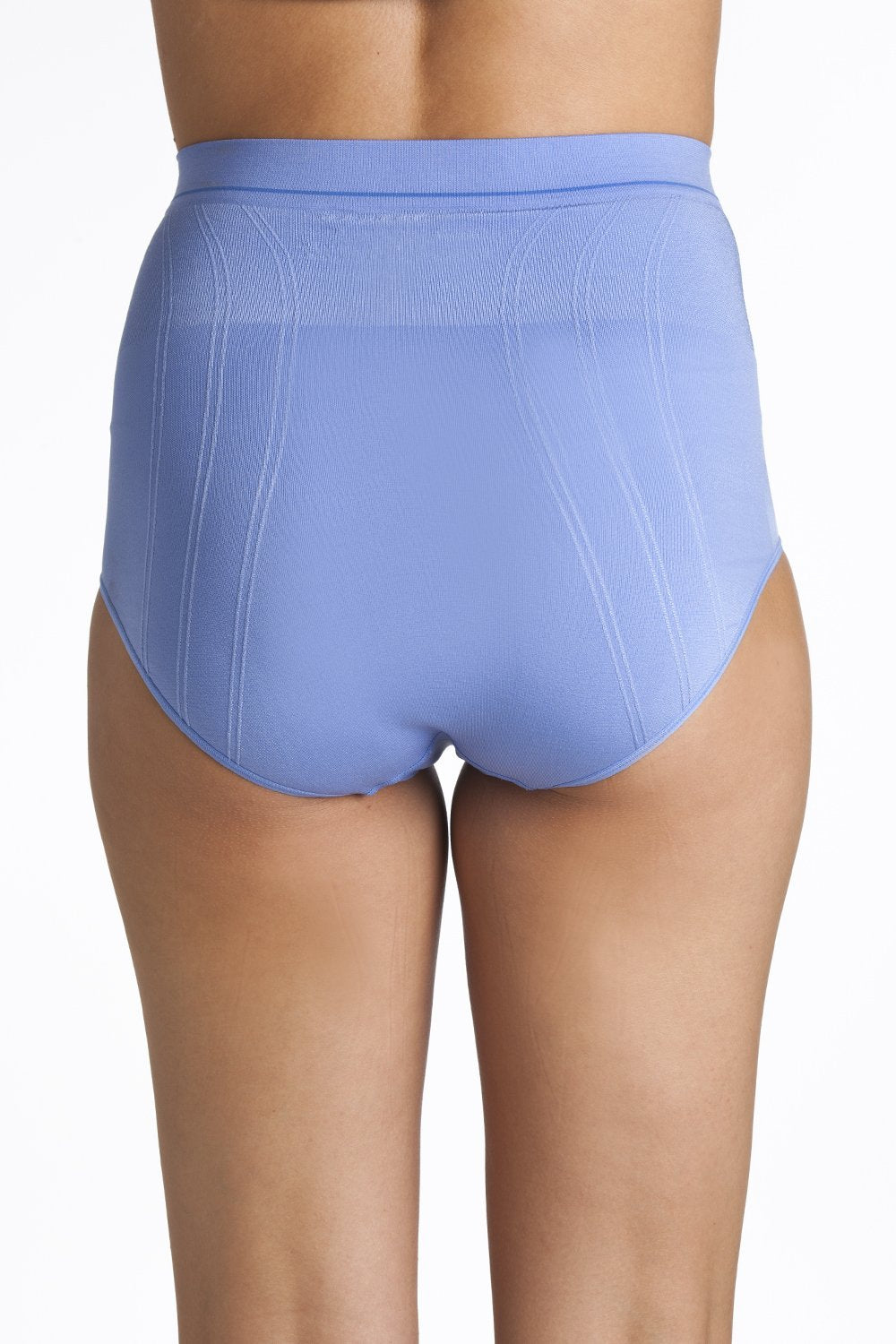Two Pack Blue Seamfree High Waist Shapewear Control Briefs