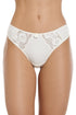 Womens Three Pack Classic Ivory Lace Thong