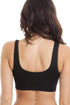 Camille Women's Seam Free Shapewear Support Bra in Black with Removable Pad