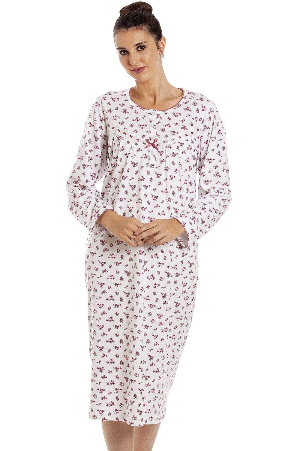 Womens Long Sleeved Nightdresses